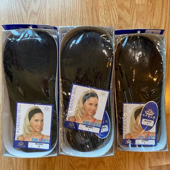 #109 SEPIA SYNTHETIC WIG - Picture 6 of 7